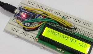 Interfacing 16x2 LCD Display with STM8 Microcontroller