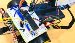 Line Follower Robot Using AVR Microcontroller ATmega16