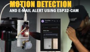 Motion Detection and Email Alert System Using ESP32-CAM