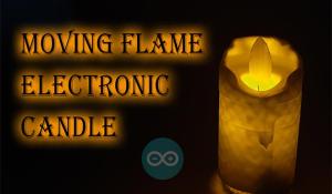 Moving Flame Electronic Candle 