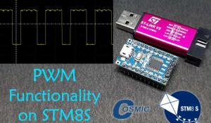 Pulse width Modulation with STM8 using Cosmic C and STVD
