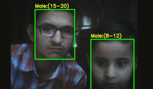 Raspberry Pi Age and Face Detection using OpenCV