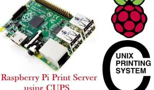 Raspberry Pi Print Server using CUPS