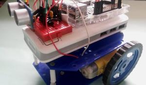 Raspberry Pi Obstacle Avoiding Robot using Ultrasonic Sensor