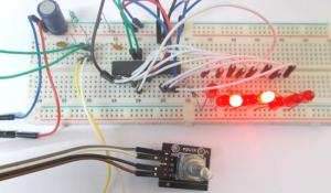 Rotary Encoder Interfacing with AVR Microcontroller (ATmega8)