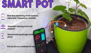 Self Watering Smart Pot using NodeMCU