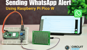 Raspberry Pi Pico Based Rain Detection System with WhatsApp Alert