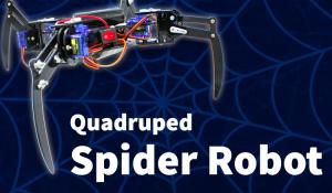 Quadruped Spider Robot using ESP32