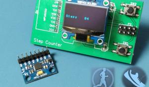 Portable Step Counter using ATtiny85