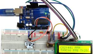 TVOC and CO2 Measurement using Arduino and CCS811 Air Quality Sensor