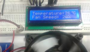 Temperature-controlled Fan using Arduino