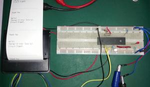 Thermal Printer interfacing with PIC16F877A