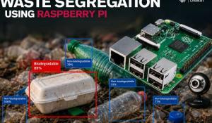 Raspberry Pi Waste Segregation System Using CircuitDigest Cloud