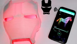 Wireless Iron Man Faceplate Wall Light