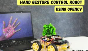 Hand Gesture Control Robot Using OpenCV