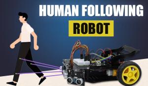 Arduino based Human Following Robot