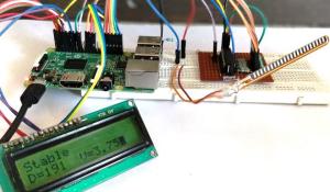 Interfacing Flex Sensor with Raspberry Pi using ADC0804