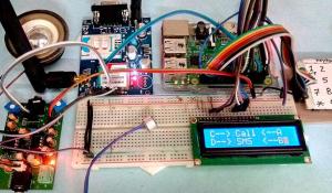 Call and Message using Raspberry Pi and GSM Module