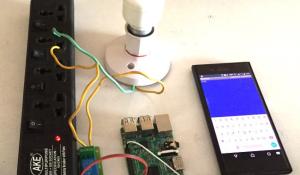 Raspberry Pi based Smart Phone Controlled Home Automation