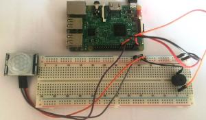 Raspberry Pi Motion Sensor/Detector Circuit using PIR