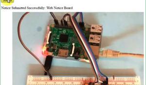 Web Controlled IoT Notice Board using Raspberry Pi: Project