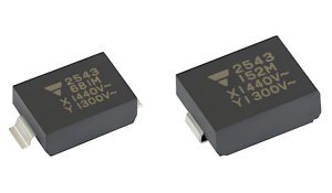 New Vishay Intertechnology Y1 Safety Capacitors Require Up to 40 % Less Board Space, Enable Product Miniaturization