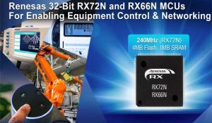RX72N and RX66N 32-bit Microcontrollers