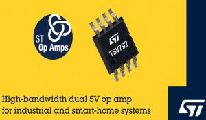 TSV792 50MHz Precision Operational Amplifier from STMicroelectronics 