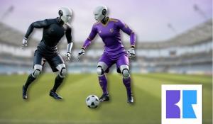 AI Robots Play Football in Beijing Tournament