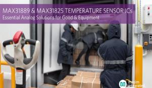 MAX31889 and MAX31825 Analog Temperature Sensors 