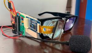 Audio-Assistive Glasses for Deaf