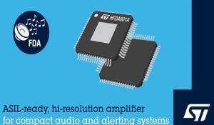 HFDA801A Class-D Automotive Audio Amplifier from STMicroelectronics 
