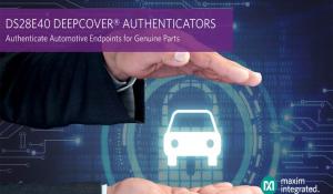 DS28E40 DeepCover Automotive Secure Authenticator 