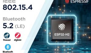 Espressif ESP32-H2 SoC with IEEE 802.15.4 Radio and Bluetooth 5.2 Connectivity