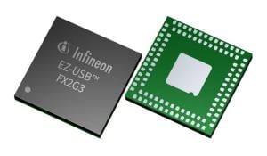 Infineon's EZ-USB™ FX2G3 USB 2.0 peripheral controller