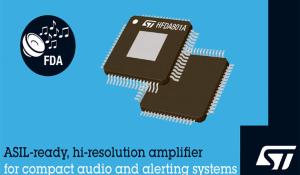 HFDA801A High-Resolution Audio Amplifier from STMicroelectronics