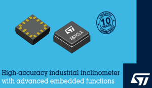 IIS2ICLX Digital Inclinometer from STMicroelectronics