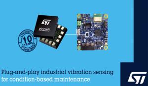 STEVAL-STWINKT1 Evaluation kit and IIS3DWB Vibration Sensor 