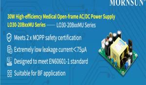 MorNSUN's LO30-20BxxMU Series AC DC Power Supply