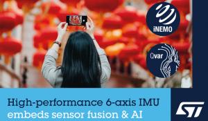 LSM6DSV16X 6-axis Inertial Measurement Unit