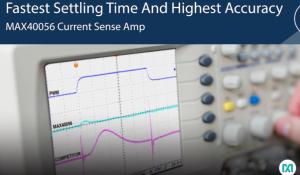 Bi-directional Current Sense Amplifier with PWM Rejection Offers High Accuracy and Fast Settling Time for Greater Motor Efficiency 