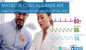 MAX86178 Triple-System Vital Signs AFE 