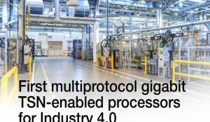 Multiprotocol gigabit TSN-enabled processors for Industry 4.0