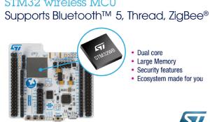 New Dual-Core Wireless MCUs STM32WB launched with Ultra-Low-Power Real-Time Performance