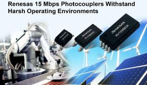 New Family of 15 Mbps Photocouplers for Harsh Industrial Applications