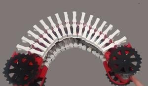 Porcospino Flex, A Bio-Inspired Single-Track Robot