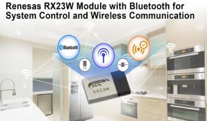 Renesas' RX23W Module with Bluetooth 5.0 Low Energy Support 