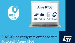 Microsoft Azure RTOS development across STM32 MCUs