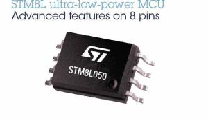 STM8L050 – New 8-bit Microcontroller with rich Analog peripherals and DMA controller in 8-Pin Package