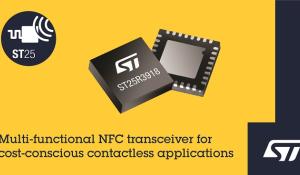 Multi-Functional ST25R3918 NFC Transceiver 